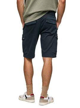 Bermuda Pepe Jeans Jared Azul Marinho para Homem