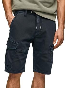 Bermuda Pepe Jeans Jared Azul Marinho para Homem
