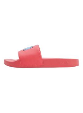 Flip flops Tommy Jeans Flag Print Rosa para Mulher