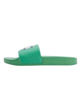 Flip flops Tommy Jeans Flag Print Pool Verde Mulher