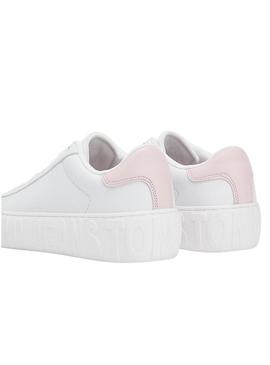 Sapatilhas Tommy Jeans New Cupsole Branco Mulher