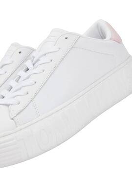 Sapatilhas Tommy Jeans New Cupsole Branco Mulher