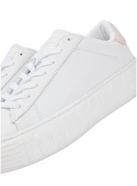 Sapatilhas Tommy Jeans New Cupsole Branco Mulher