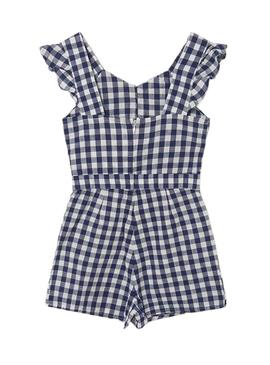 Jumpsuit Mayoral Vichy Azul Marinho para Menina