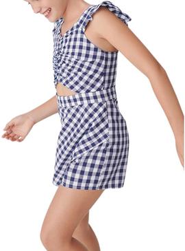 Jumpsuit Mayoral Vichy Azul Marinho para Menina