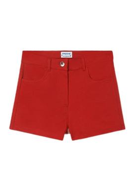 Short Mayoral Felpa 5B Vermelho para Menina