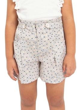 Short Mayoral Printed Almendra para Menina