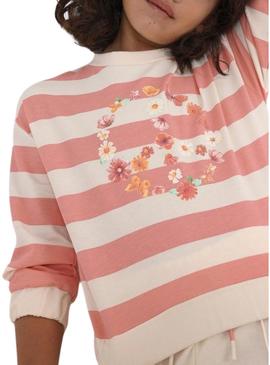 Sweat Mayoral Graphic Coral para Menina