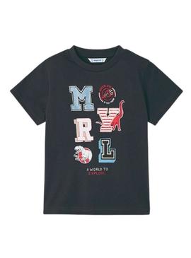 T-Shirt Mayoral Sostenible Cinza para Menino