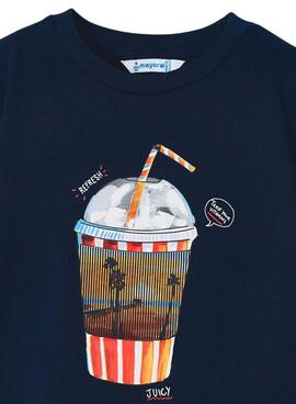 T-Shirt Mayoral Lenticular Azul Marinho para Menino