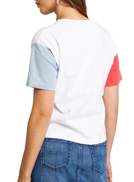 T-Shirt Pepe Jeans Afida Branco Mulher