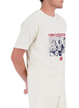 T-Shirt New Balance Atletics Remasterizado Branco
