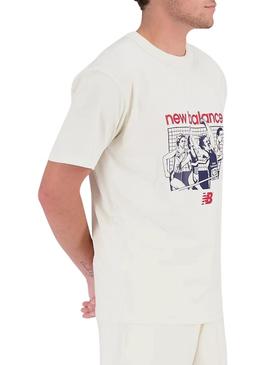 T-Shirt New Balance Atletics Remasterizado Branco