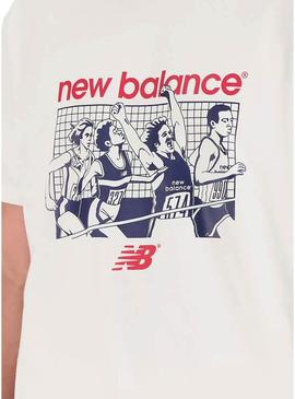 T-Shirt New Balance Atletics Remasterizado Branco