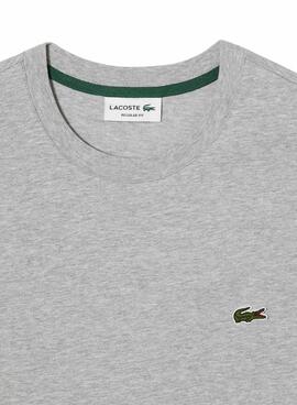 T-Shirt Lacoste Cor Block Cinza para Homem