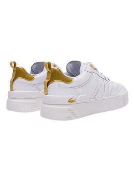 Sapatilhas Lacoste L002 Branco e Dorado Mulher