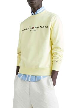 Sweat Tommy Hilfiger Smart Amarelo para Homem