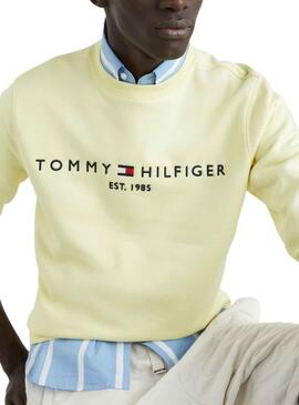 Sweat Tommy Hilfiger Smart Amarelo para Homem