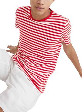T-Shirt Tommy Hilfiger Stretch Vermelho para Homem