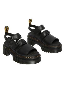 Sandálias Dr Martens Ricky Preto para Mulher