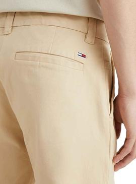 Calças Tommy Jeans Austin Chino Bege Homem