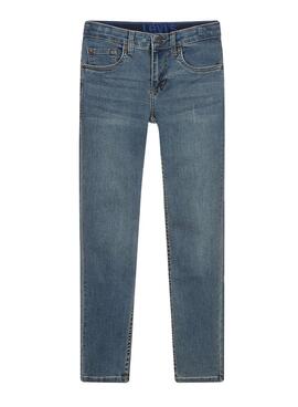 Calças Jeans Levis 512 Slim Azul para Menino