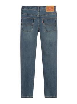 Calças Jeans Levis 512 Slim Azul para Menino