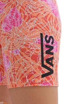 Shorts Vans Camo Print Laranja para Menina