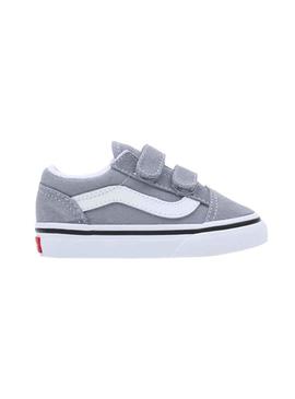 Sapatilhas Vans Old Skool V Cinza para Menino e Menina