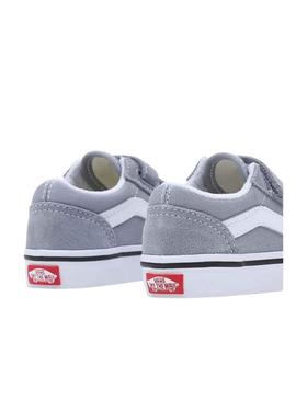 Sapatilhas Vans Old Skool V Cinza para Menino e Menina