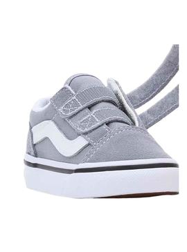 Sapatilhas Vans Old Skool V Cinza para Menino e Menina