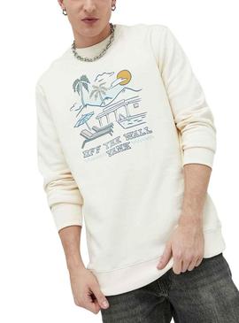 Sweat Vans Resort Branco para Homem