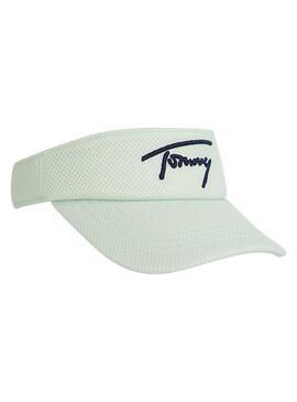 Visera Tommy Jeans Logo Verde para Mulher