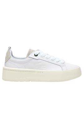 Sapatilhas Lacoste Carnaby Plat Branco para Mulher