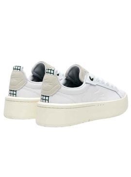 Sapatilhas Lacoste Carnaby Plat Branco para Mulher