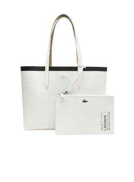 Bolsa Lacoste Zipped Bege para Mulher