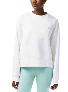 Sweat Lacoste Style Branco para Mulher