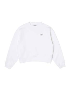 Sweat Lacoste Style Branco para Mulher