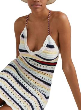 Vestido Tommy Jeans Crochet para Mulher