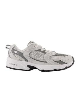 Tênis New Balance 530 cinza e branco