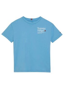 T-Shirt Tommy Hilfiger Star Azul para Menino