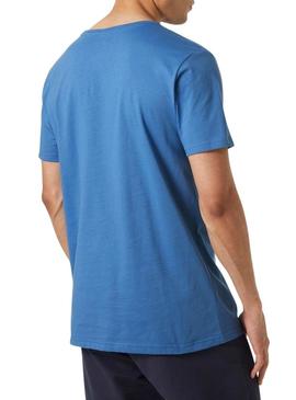 T-Shirt Helly Hansen Shoreline Azul para Homem