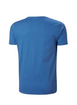 T-Shirt Helly Hansen Shoreline Azul para Homem