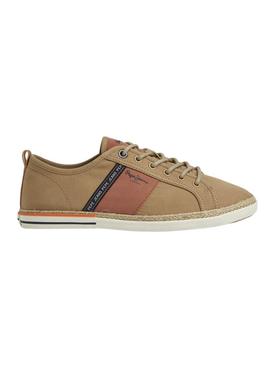 Sapatilhas Pepe Jeans Maoui Tape Camel para Homem