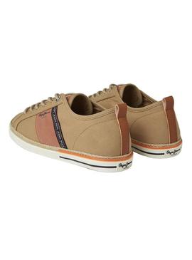 Sapatilhas Pepe Jeans Maoui Tape Camel para Homem