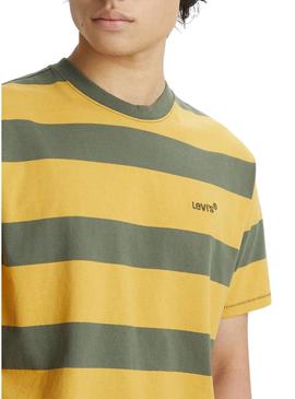 T-Shirt Levis Vintage Amarelo para Homem