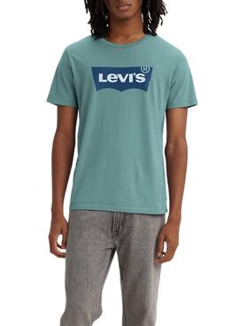 T-Shirt Levis Graphic Verde para Homem