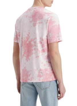 T-Shirt Levis Poster Rosa para Homem