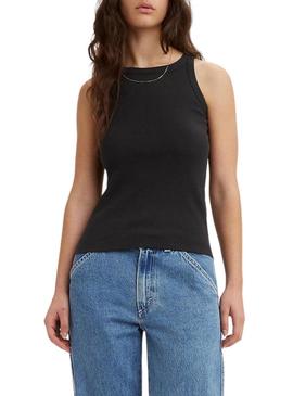 T-Shirt Levis Racer Preto para Mulher