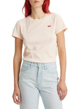 T-Shirt Levis Perfect Tee Rosa para Mulher